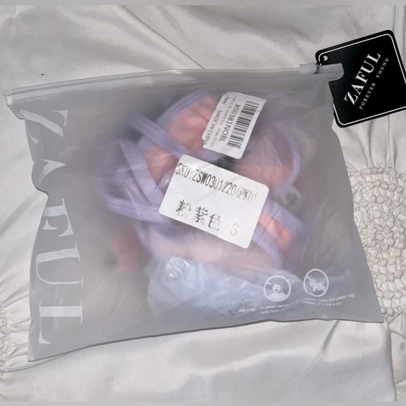 Pink and Purple size Small Zaful string bikini - Picture 7 of 7